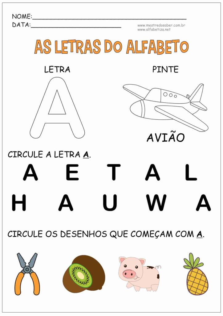 1 - As Letras do Alfabeto