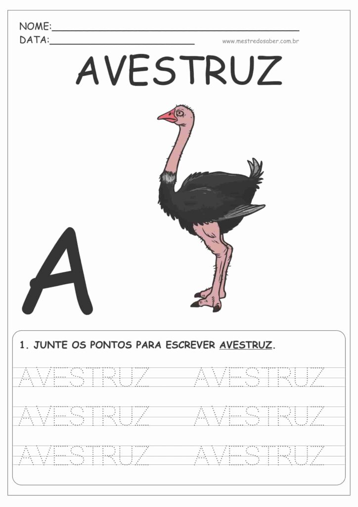 1 - Atividades de Alfabetização para 1 Ano