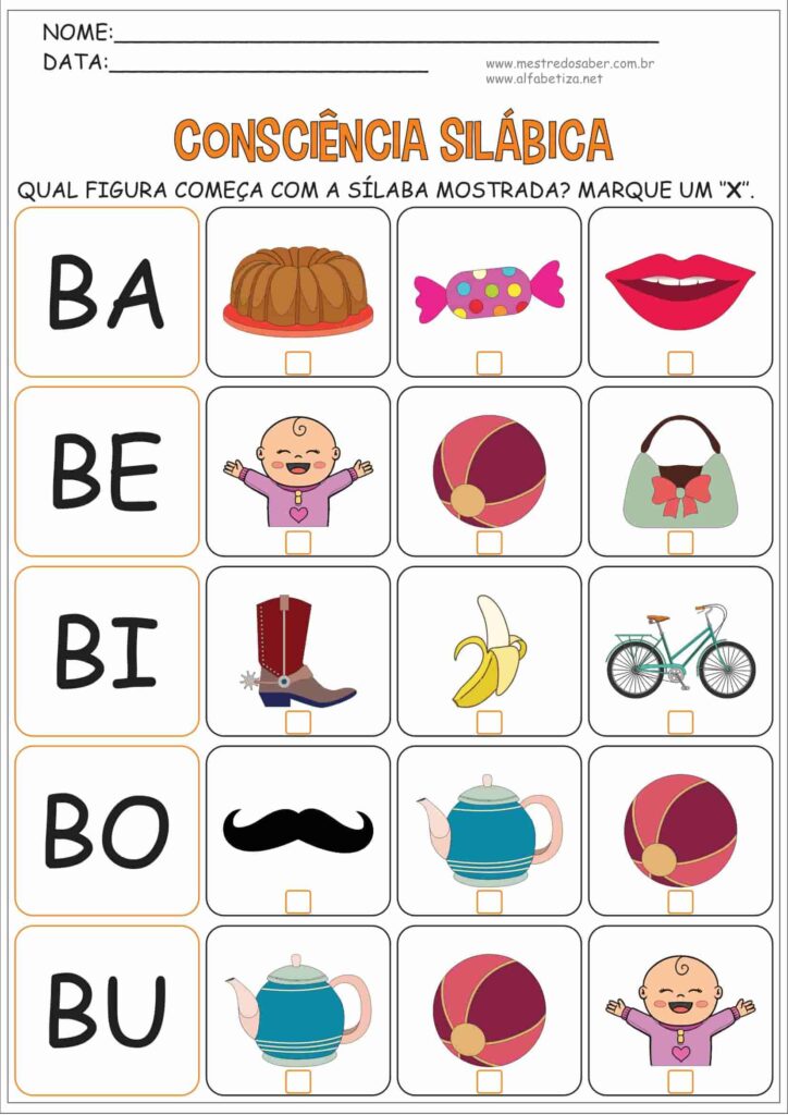 1 - Consciência Silábica