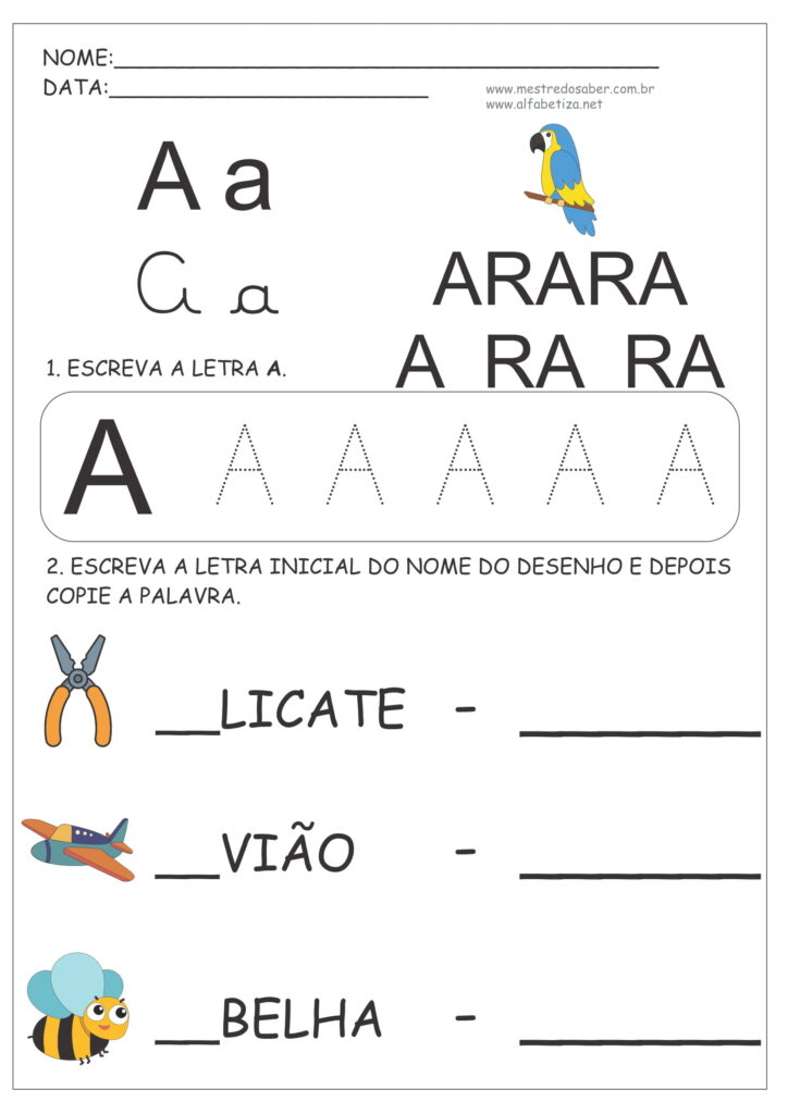 1 - Educação Infantil Atividades - Mestre do Saber