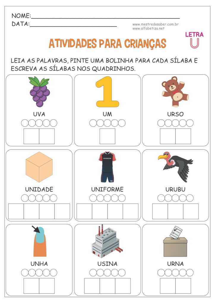16 - Educação Infantil Atividades - Mestre do Saber