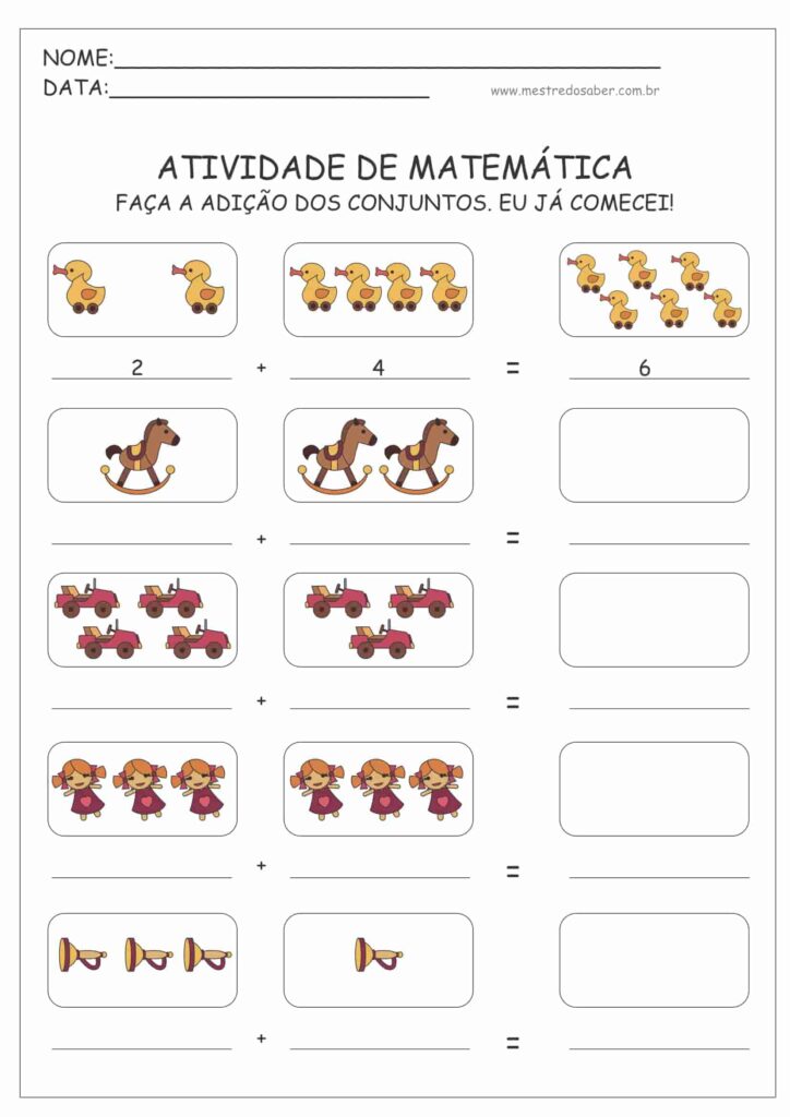 2 - Atividades de Matemática Infantil