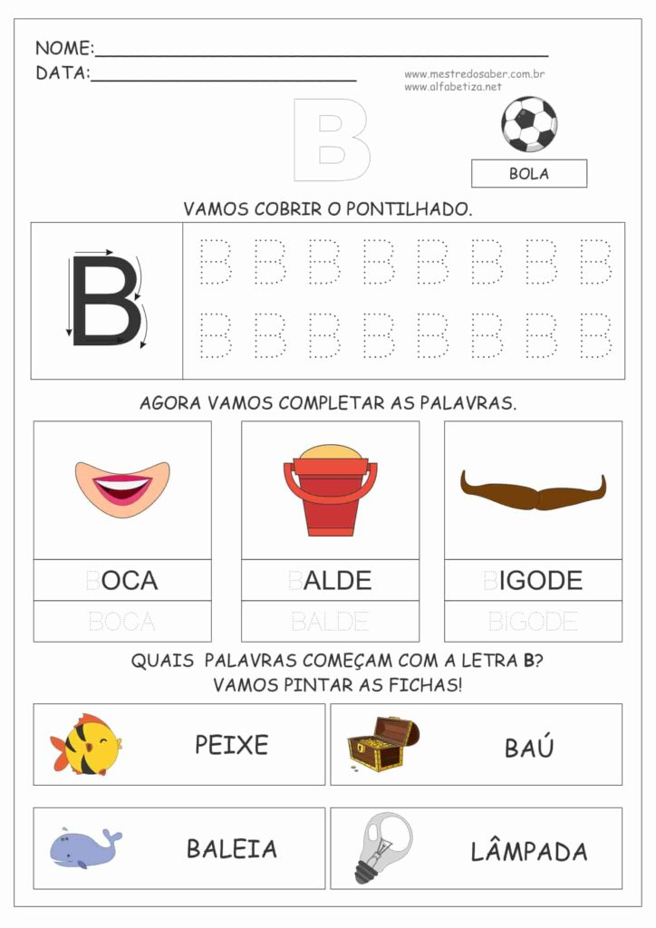 2 - Atividades Educação Infantil 5 Anos para Imprimir