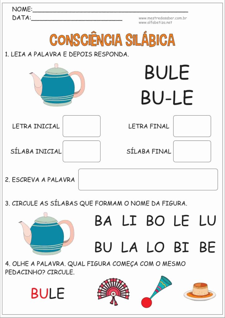 6 - Consciência Silábica
