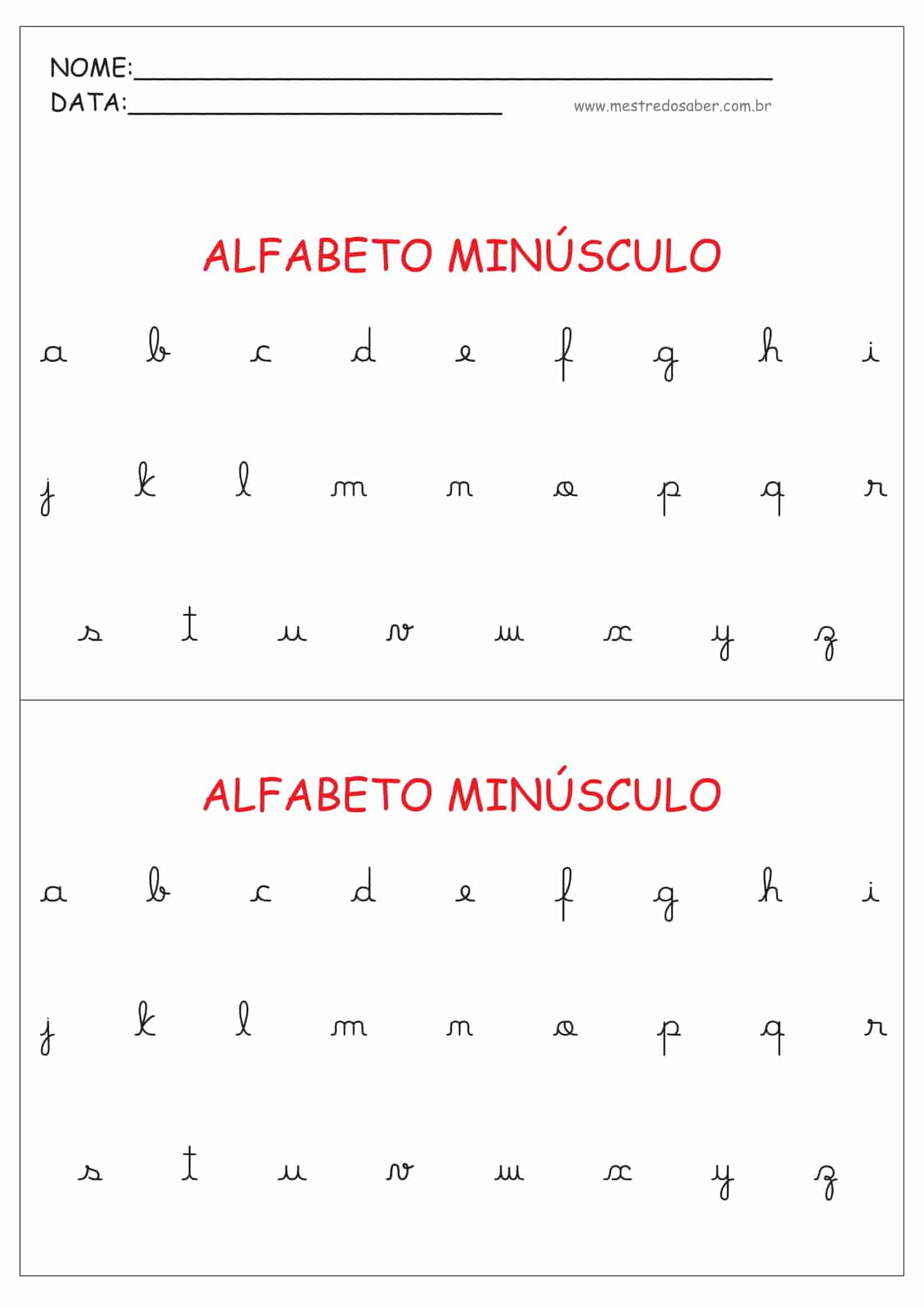 50 Alfabeto De Letra Cursiva Maiuscula E Minuscula Para Imprimir Porn Sex Picture 6233
