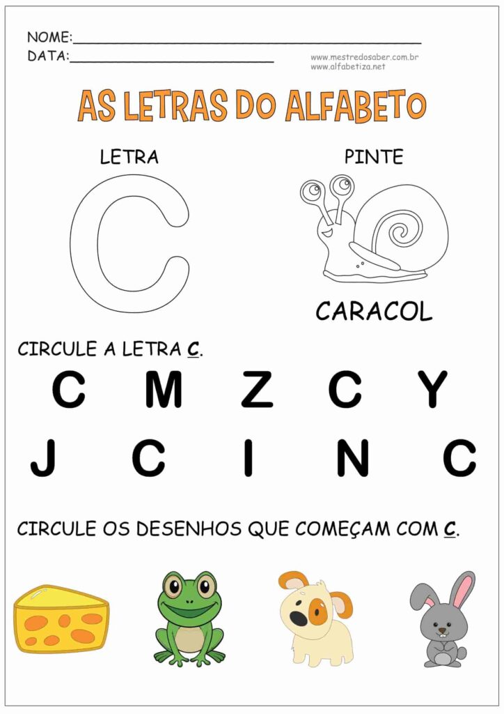 3 - As Letras do Alfabeto