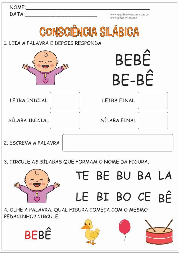 3 - Consciência Silábica