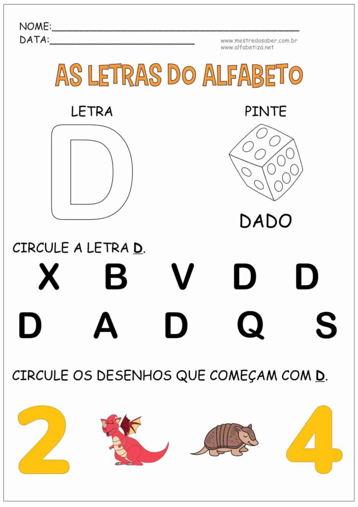 4 - As Letras do Alfabeto