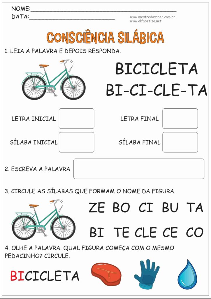 4 - Consciência Silábica