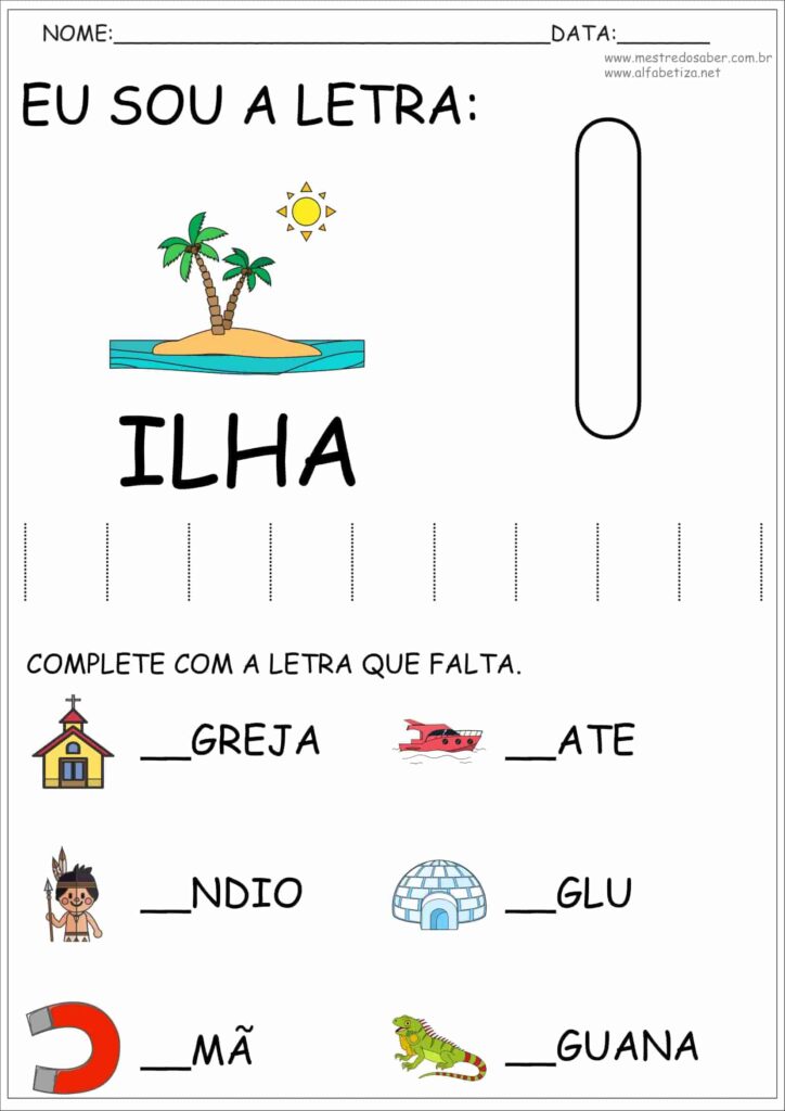 5 - Alfabetização e Letramento Atividades - Mestre do Saber