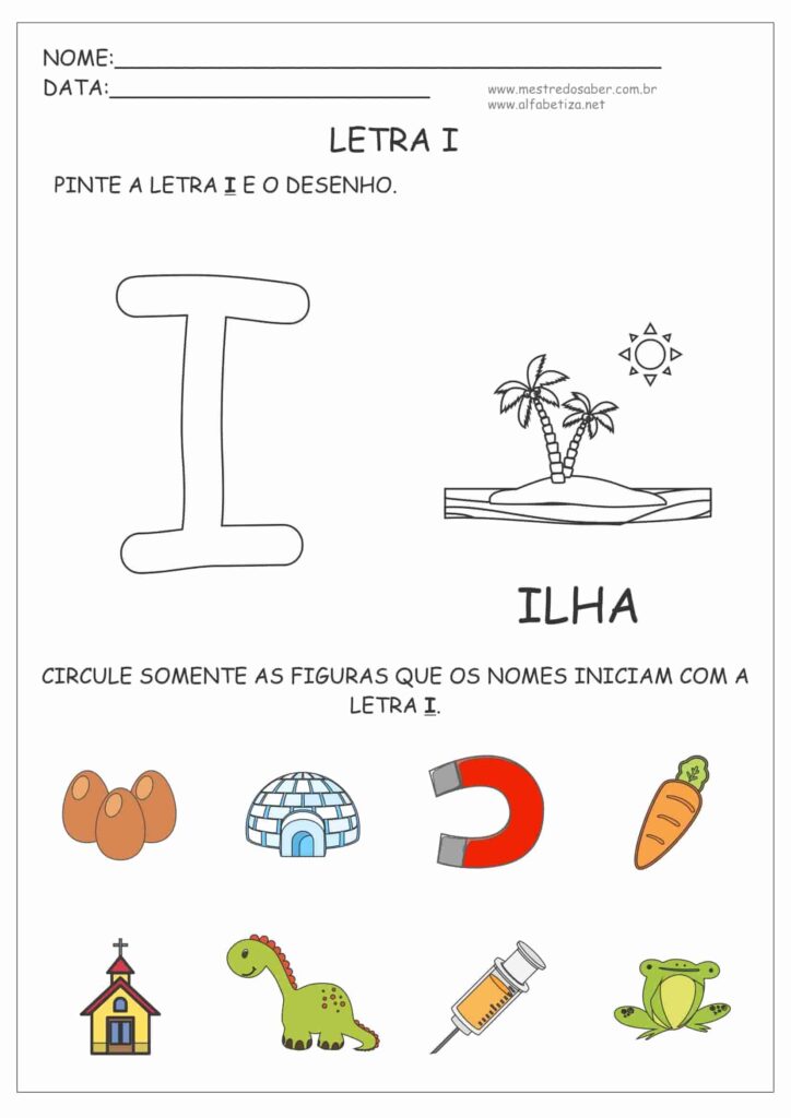 5 - Atividades as Vogais - Mestre do Saber