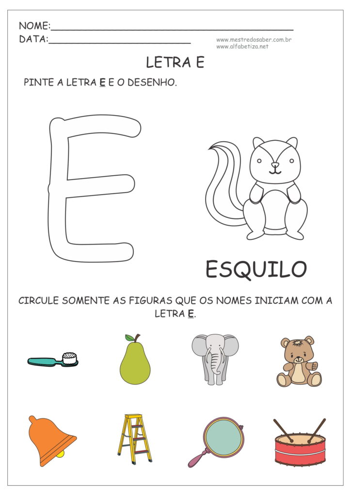 5 - Educação Infantil Atividades - Mestre do Saber