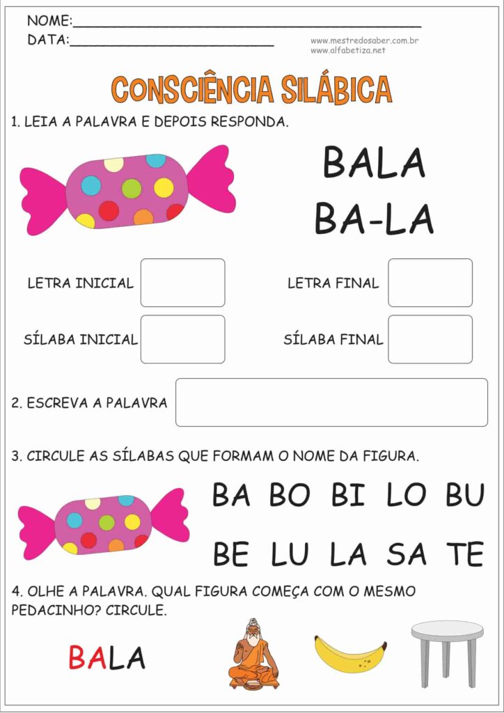 2 - Consciência Silábica