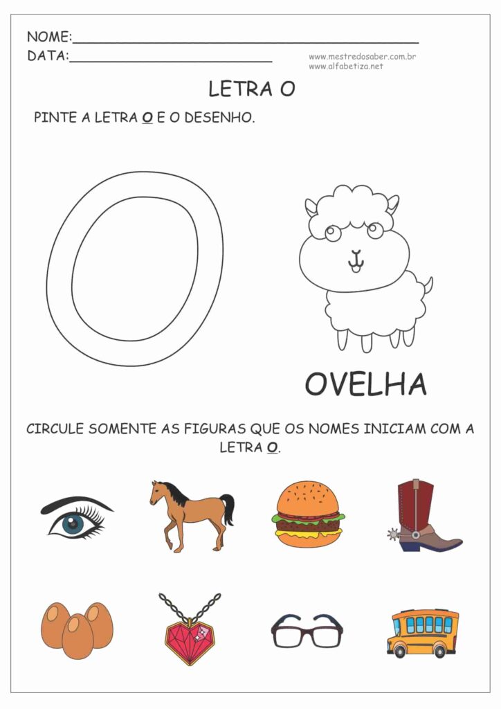 7 - Atividades as Vogais - Mestre do Saber