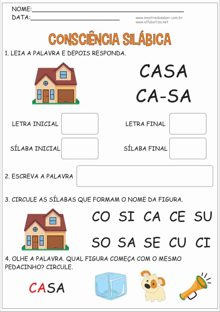 8 - Consciência Silábica