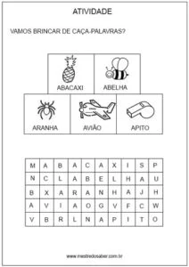 Letramento e alfabetização interactive worksheet