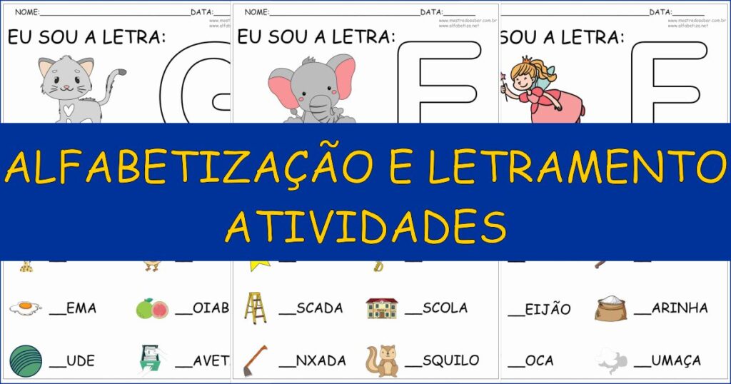 capa alfabetizacao e letramento atividades 1