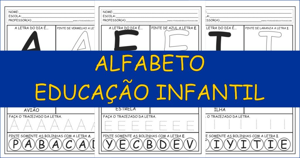 capa alfabeto educacao infantil