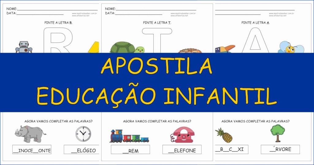 capa apostila educacao infantil 1