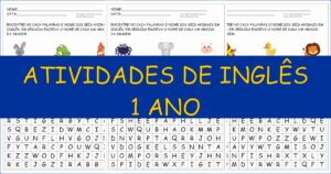 Atividades de Inglês 1 ano - Mestre do Saber