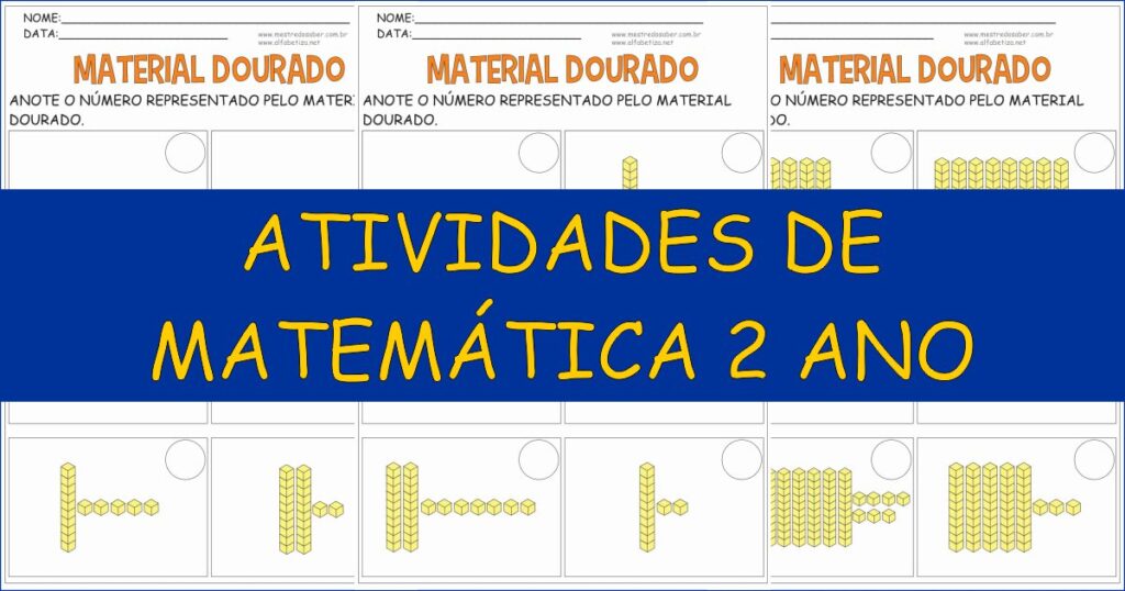 capa atividades de matematica 2 ano 1