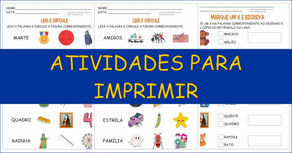 capa atividades para imprimir 1