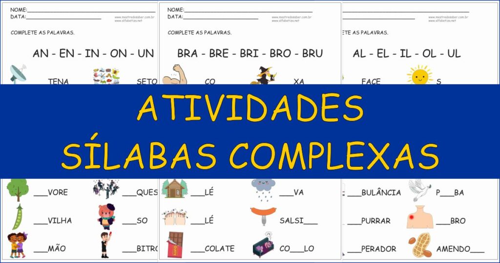 capa atividades silabas complexas 1