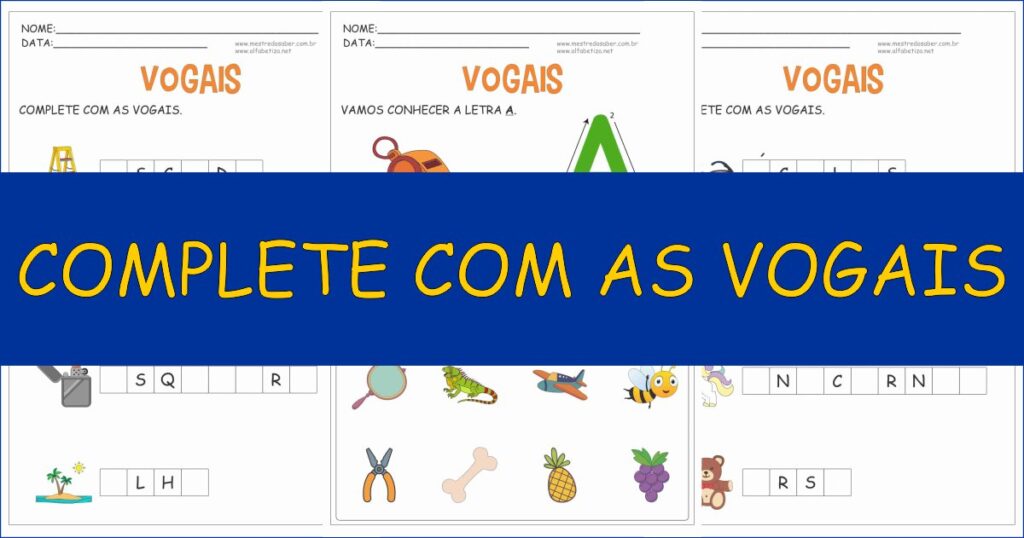 capa complete com as vogais 1