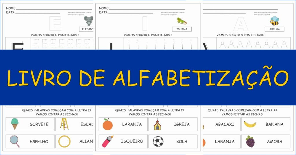 capa livro de alfabetizacao 1