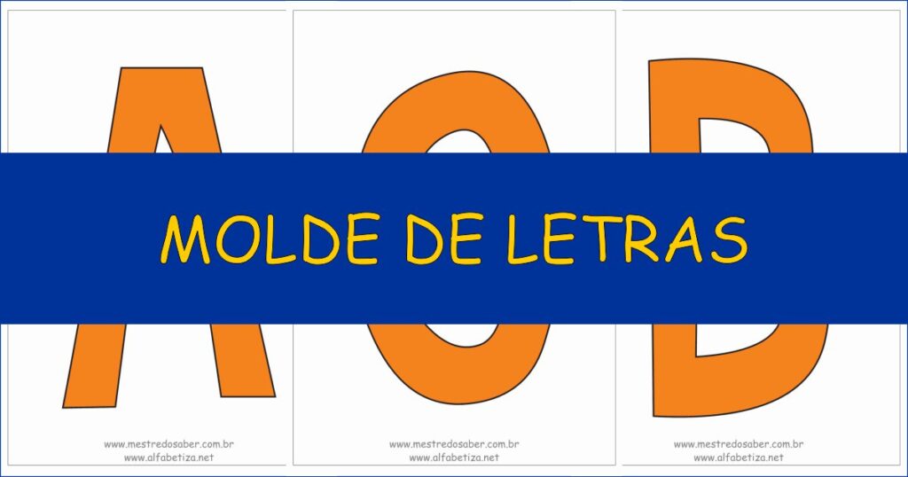 capa molde de letras 1