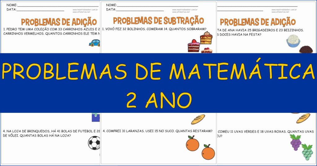 capa problemas de matematica 2 ano 1