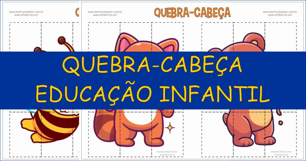 capa quebra cabeca educacao infantil 1
