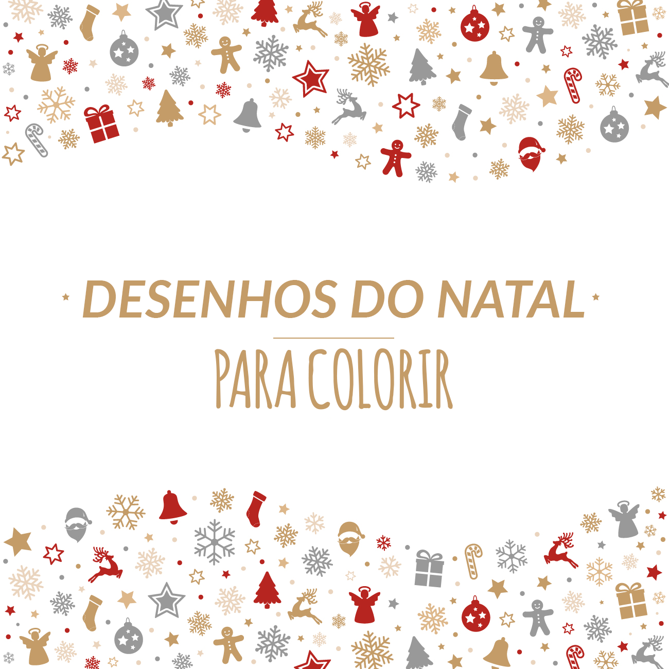 Desenhos de Natal para Colorir  Рождественские цветы, Рождественские  издания, Рождественские колокольчики