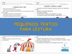 Textos Curtos: Pequenos Textos para Leitura